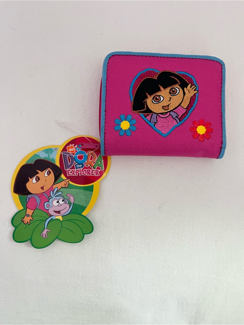 Vintage Dora the Explorer Pink Kids Wallet - Y2K Deadstock